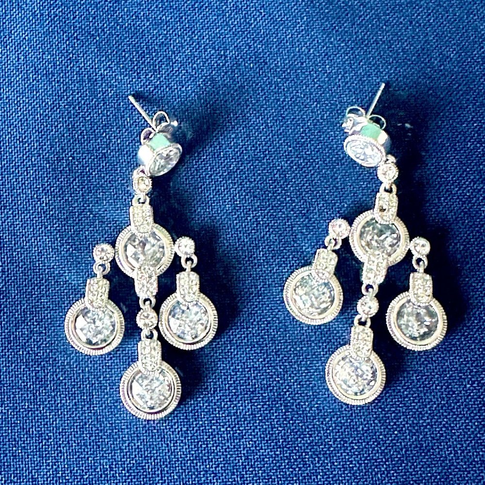 Nadri- cubic zurconia crystal earrings